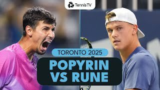 Alexei Popyrin Locks Horns with Holger Rune 🔥 | Toronto 2025 Highlights
