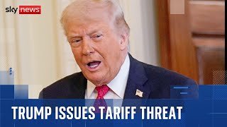 Trump threatens UK and seven other European countries with tariffs over Greenland