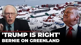 'Let's Give Him Credit For...': Bernie's Stunning Remarks On Trump Greenland Takeover Threat | US
