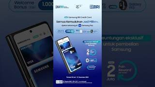 Ajukan Samsung BRI Credit Card di Samsung Pay Sekarang! bbri.id/samsungbricc #SamsungBRICreditCard