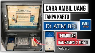 Cara tarik tunai BRI tanpa kartu ATM (Tutorial Singkat) | Cara tarik tunai ATM BRI lewat BRIMO