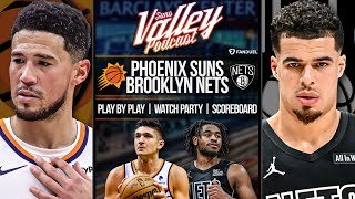Phoenix Suns at Brooklyn Nets | LIVE Reaction | Scoreboard | Play By Play | Postgame Show