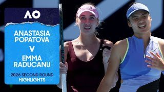 Anastasia Potapova v Emma Raducanu Highlights | Australian Open 2026 Second Round