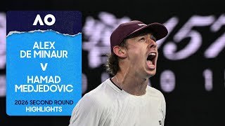 Hamad Medjedovic v Alex de Minaur Highlights | Australian Open 2026 Second Round