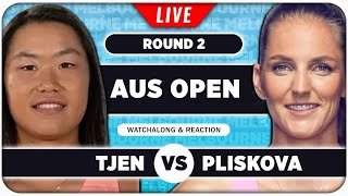 TJEN vs PLISKOVA • Australian Open 2026 • LIVE Tennis Watchalong