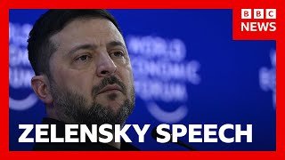 Ukraine President Zelensky criticises Europe for avoiding "action" | BBC News