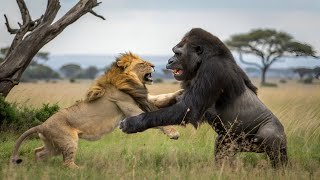 LION vs GORILLA - WHO WINS THIS FIGHT?