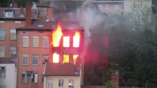 Incendie Croix-Rousse à Lyon : un pan de l'immeuble s'effondre sur lui-même, démolition à l'étude