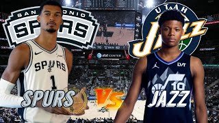 San Antonio Spurs vs Utah Jazz Live Play by Play & Scoreboard