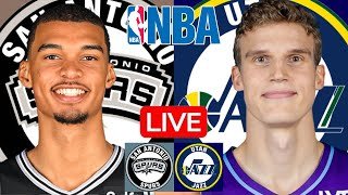 LIVE: SAN ANTONIO SPURS vs UTAH JAZZ | NBA | PLAY BY PLAY | SCOREBOARD