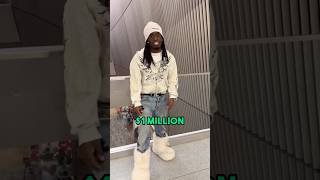 Kai Cenat Wears $1 Million Super Bowl Outfit