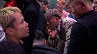 AWARDの舞台裏で泥酔したせーやがシェンロンに喧嘩を売り新年早々新たな因縁が生まれた。