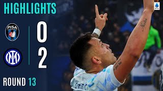 PISA-INTER 0-2 | HIGHLIGHTS | Lautaro’s brace brings Inter back on track | SERIE A 2025/26