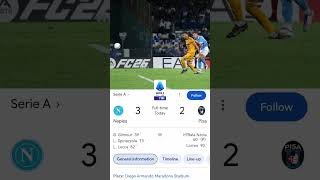 Napoli vs Pisa #football #sports