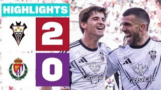ALBACETE BP  2 - 0 REAL VALLADOLID | RESUMEN LALIGA HYPERMOTION