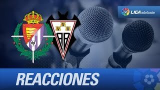 Rueda de prensa de Sampedro tras el Real Valladolid (0-1) Albacete Balompié