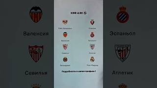 Прогнозы на Райо Вальекано Осасуна Валенсия Эспаньол Севилья Атлетик Вильярреал Реал Мадрид футбол