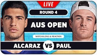 ALCARAZ vs PAUL • Australian Open 2026 • LIVE Tennis Watchalong