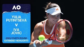 Yulia Putintseva v Iva Jovic Extended Highlights | Australian Open 2026 Fourth Round