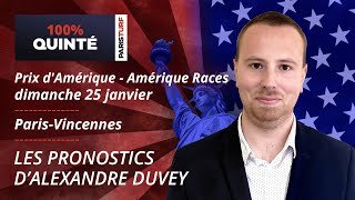 Pronostics Quinté PMU - 100% Quinté du Dimanche 25 janvier à Paris-Vincennes