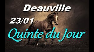 PRONOSTIC PMU QUINTE DU JOUR VENDREDI 23 JANVIER 2026