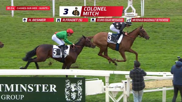 Quinté+: PRIX CHARLES GASTAUD - CAGNES-SUR-MER - 19/01/2026 : partants, pronostics et résultats en vidéos - Course 4