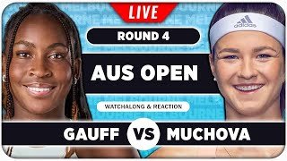GAUFF vs MUCHOVA • Australian Open 2026 • LIVE Tennis Watchalong