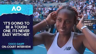Coco Gauff On-Court Interview | Australian Open 2026 Third Round