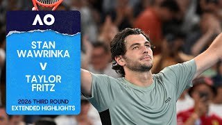 Stan Wawrinka v Taylor Fritz Extended Highlights | Australian Open 2026 Third Round