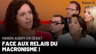 🔴 Manon Aubry en débat face aux relais du macronisme !