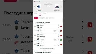 Торонто - Колорадо прогноз