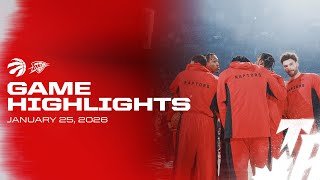 Raptors at Thunder Game Highlights | January 25, 2026