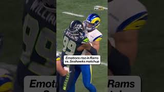Rams vs Seahawks is getting HEATED in the second half #NFL #RamsvsSeahawks