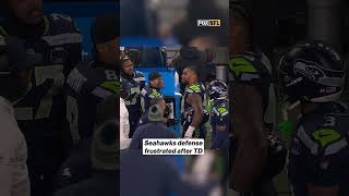 Seahawks defense showed frustration after Rams TD 😬 #NFL #Seahawks #NFC