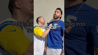 Rams Fans Bumping Into Seahawks Fans 😂 #rams #seahawks #nfl #nflfootball #trending