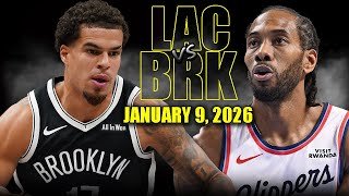 Los Angeles Clippers vs Brooklyn Nets Full Game Highlights – January 9, 2026 | NBA Season