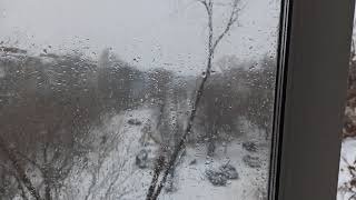 Жуткая погода в Оренбурге.