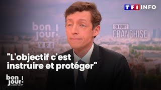 "L'objectif c'est instruire et protéger" : Édouard Geffray