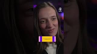 Taylor Swift got Iga Swiatek blushing 😊 #WTAFinalsRiyadh