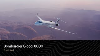 Bombardier Global 8000 aircraft certification