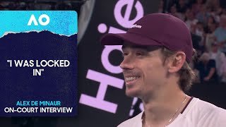 Alex de Minaur On-Court Interview | Australian Open 2026 Fourth Round