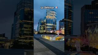 Paris beyond the romance—La Défense shines at night ✨