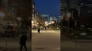 Walking from La Defense Metro to La Defense Arena. #france #ladefense