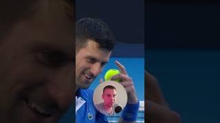 Арина Соболенко засмущала Джоковича. #shorts #Теннис #TennisLife