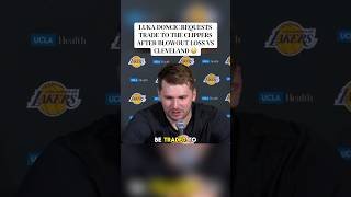 “I want a trade to the Clippers” - Luka Doncic Postgame Interview - Lakers vs Cavaliers