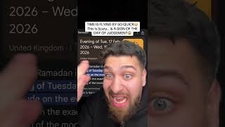 RAMADAN 2026 IS IN 3 MONTH!☪️😱 SIGN OF DAY OF JUDGEMENT😳 #ramdan #qiyamah #islam #muslim #shorts