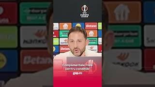 Domenico Tedesco, neimpresionat: „FCSB? Nu ne-a surprins cu nimic”#fcsb  #fenerbahce  #europaleague