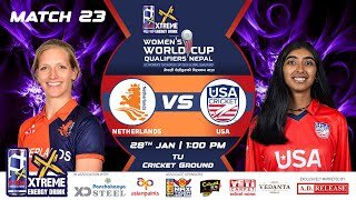 USA VS Netherland |  Women's T20 World Cup Qualifier 2026 | Kantripur Max HD