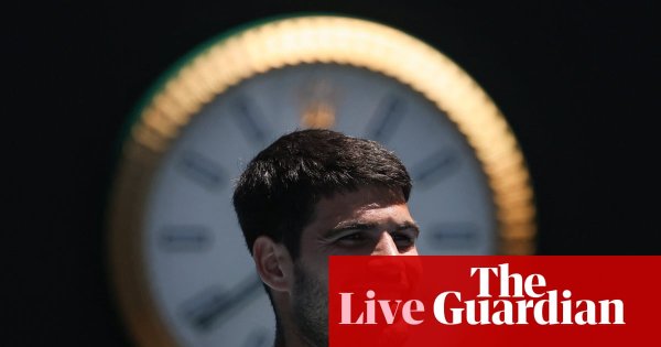 Carlos Alcaraz v Alexander Zverev: Australian Open 2026 men’s semi-final – live