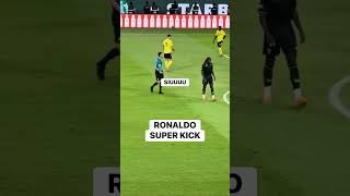 Super Kick Ronaldo Al-Nassr vs Al Kholood highlights #ronaldo #football #alnassr #highlight #skills